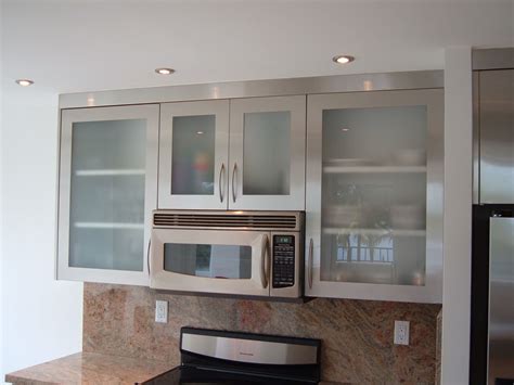 glass and stainless steel frame doors for kitchen cabinet|frameless glass cabinet doors factories.